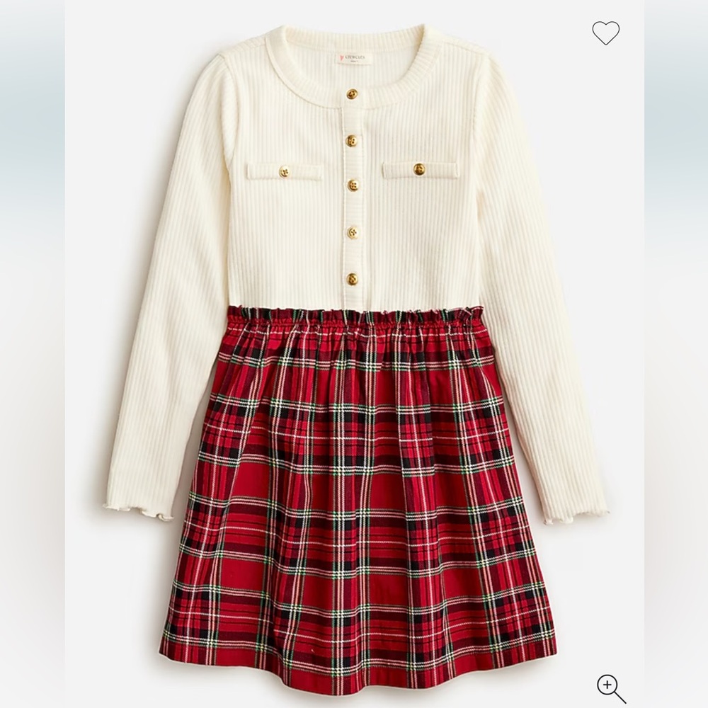 NWOT J.Crew Holiday Tartan Dress